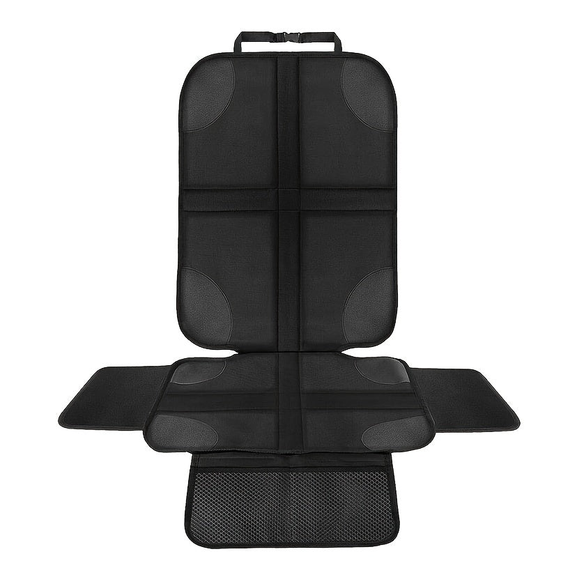 Durable Car Seat Cover for Ultimate Protection, Made of Breathable Flax PU Leather and Fabric, Non-Slip Design with Convenient Mesh Pockets, Waterproof Seat Protectors for All Vehicles, Front Chair Cushion for Added Comfort and Style, Essential Car