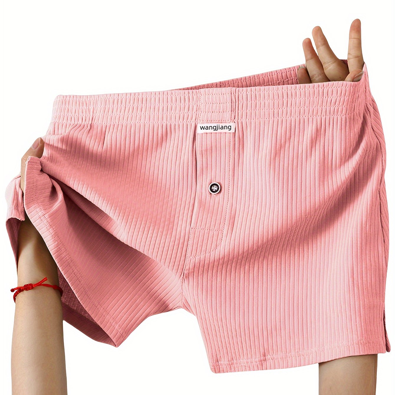 Cotton Button Fly Boxer Shorts for Men - Comfortable and Breathable, Ideal for Home or Sleepwear