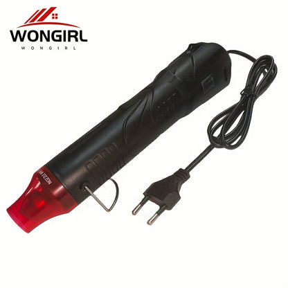 WONGIRL 300W Mini Hot Air Gun with Digital Display for Epoxy Resin Bubble Removal, Drying & Shrink Packaging.