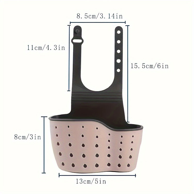 Versatile Silicone Sink Caddy - Organize Sponges, Brushes & More in Your Kitchen Effortlessly!