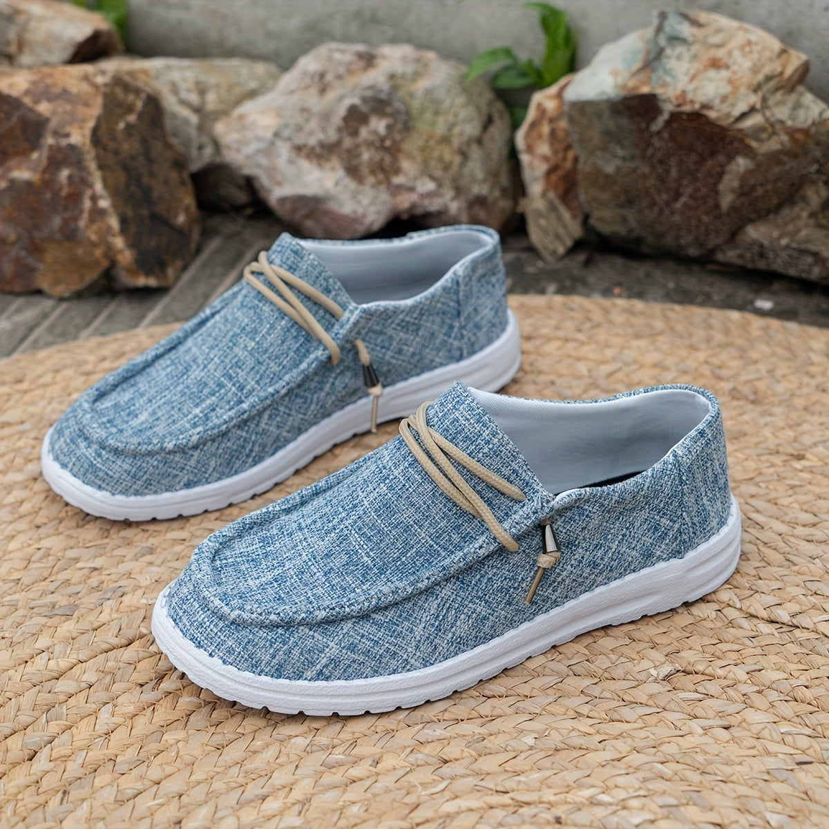 Comfortable and lightweight women's loafers with a solid color and soft sole, perfect for daily walking.