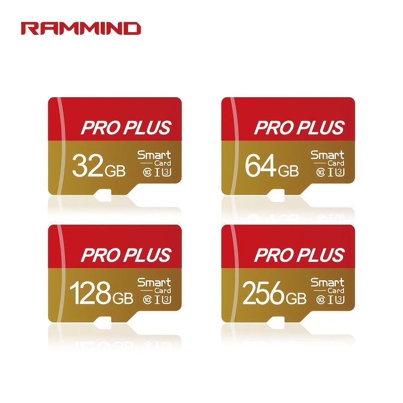 Micro TF SD cards in sizes ranging from 4GB to 256GB, including U3 SDXC options, designed for smartphones and featuring a mini flash drive for seamless compatibility with cameras, car DVRs