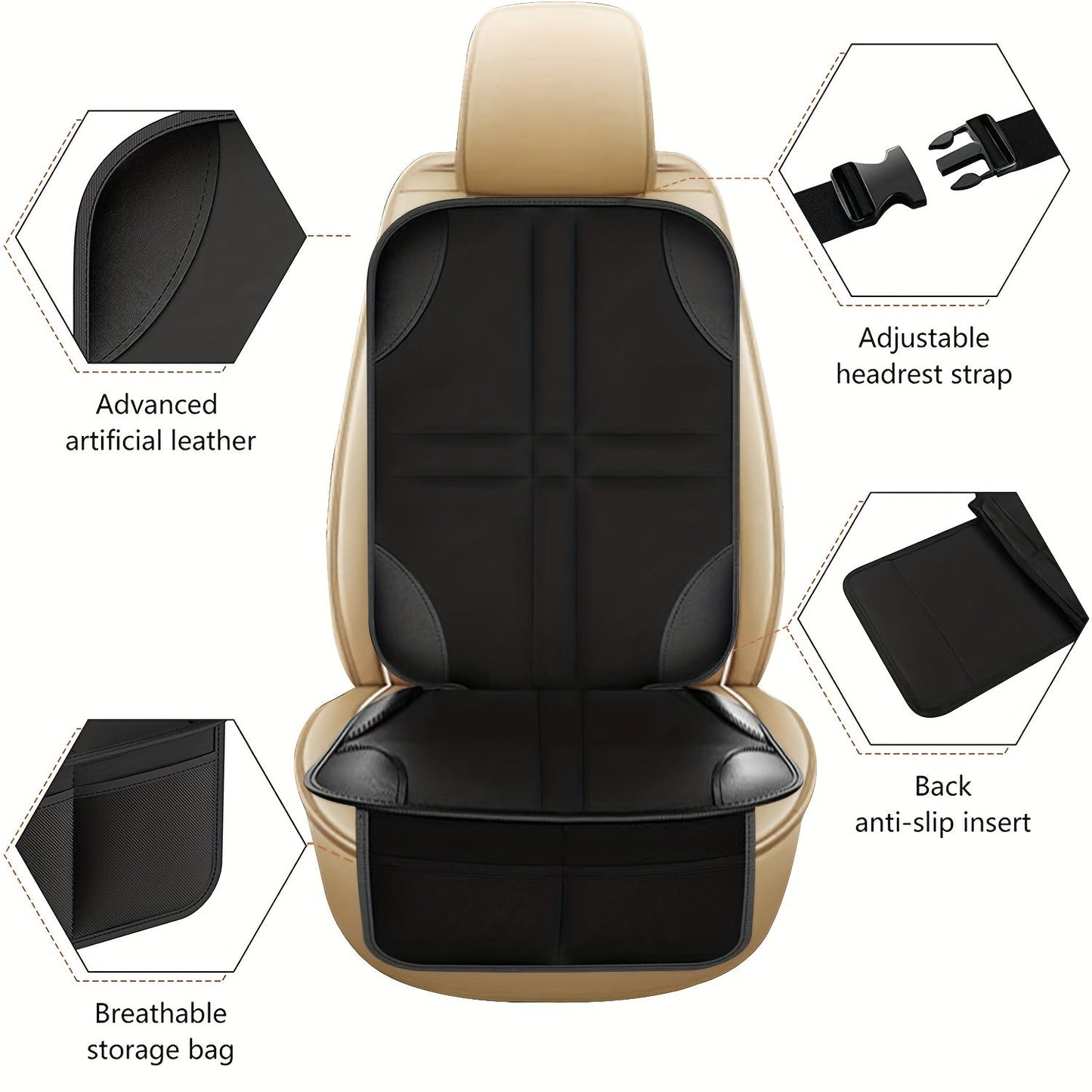 Protect your child with our anti-slip and dirt-resistant car seat cushion, designed to keep them safe and comfortable.