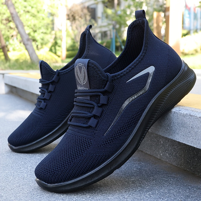 Sturdy, breathable sneakers for outdoor jogging - men's training shoes