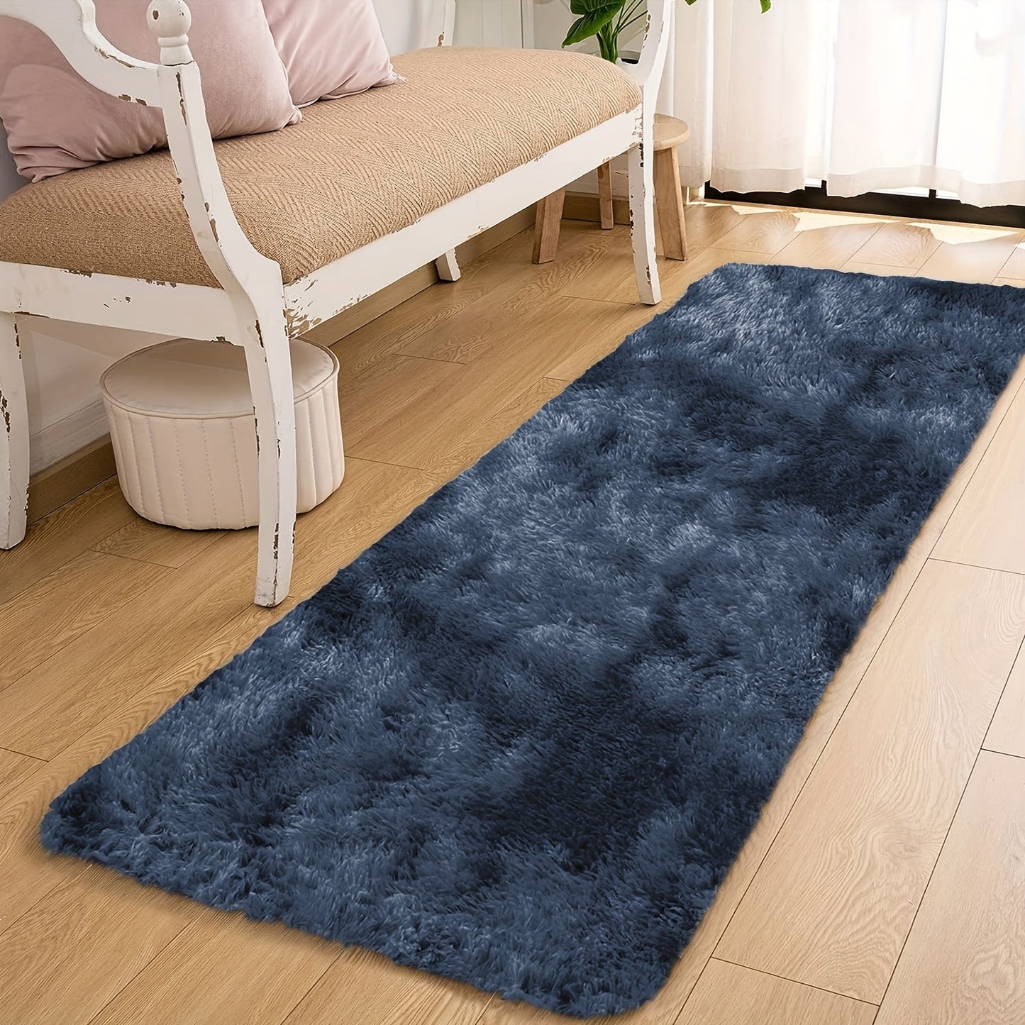 Luxurious Shag Area Rug for Home Decor - Modern Rectangle Plush Fuzzy Carpet, Machine Washable, Non-Slip, Non-Shedding - Perfect for Living Room, Bedroom, and More