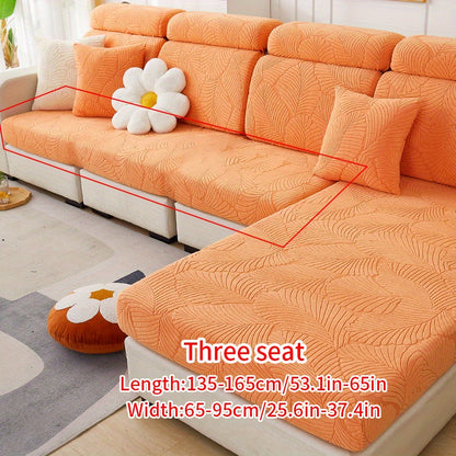 Non-slip elastic sofa slipcover protects furniture year-round in any room.