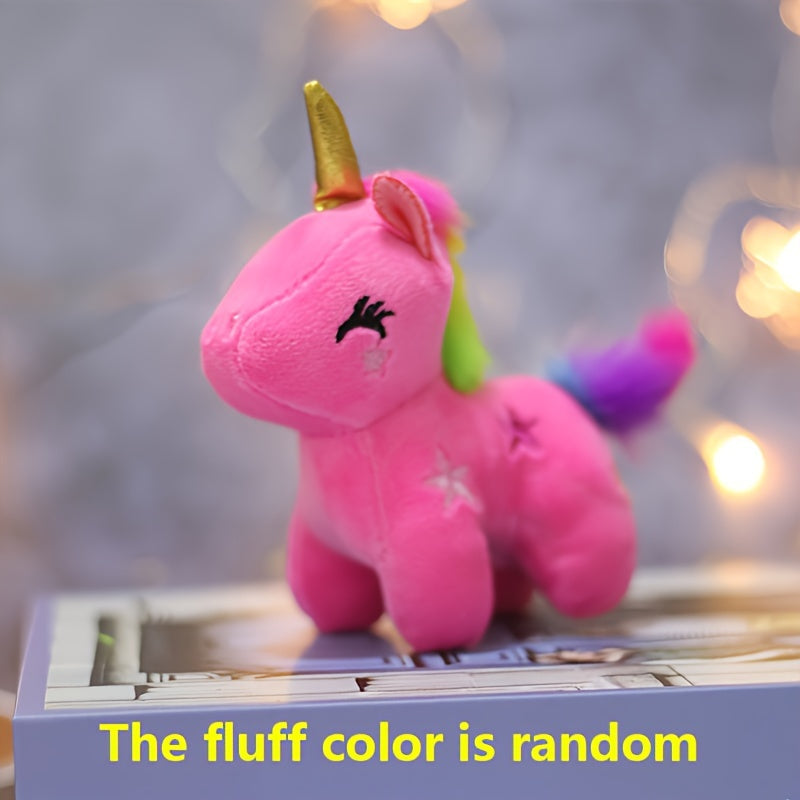 Adorable Unicorn plush toy with star accents, ideal for small pets.