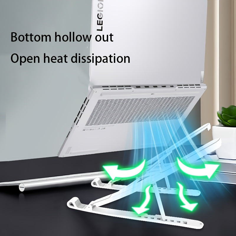 Stay cool with the 1pc Lenovo Xiao New X1 Laptop Cooling Stand. This lightweight and portable stand features a foldable design for easy transport and storage. The manual adjustable height allows for customizable comfort. Made of durable plastic material