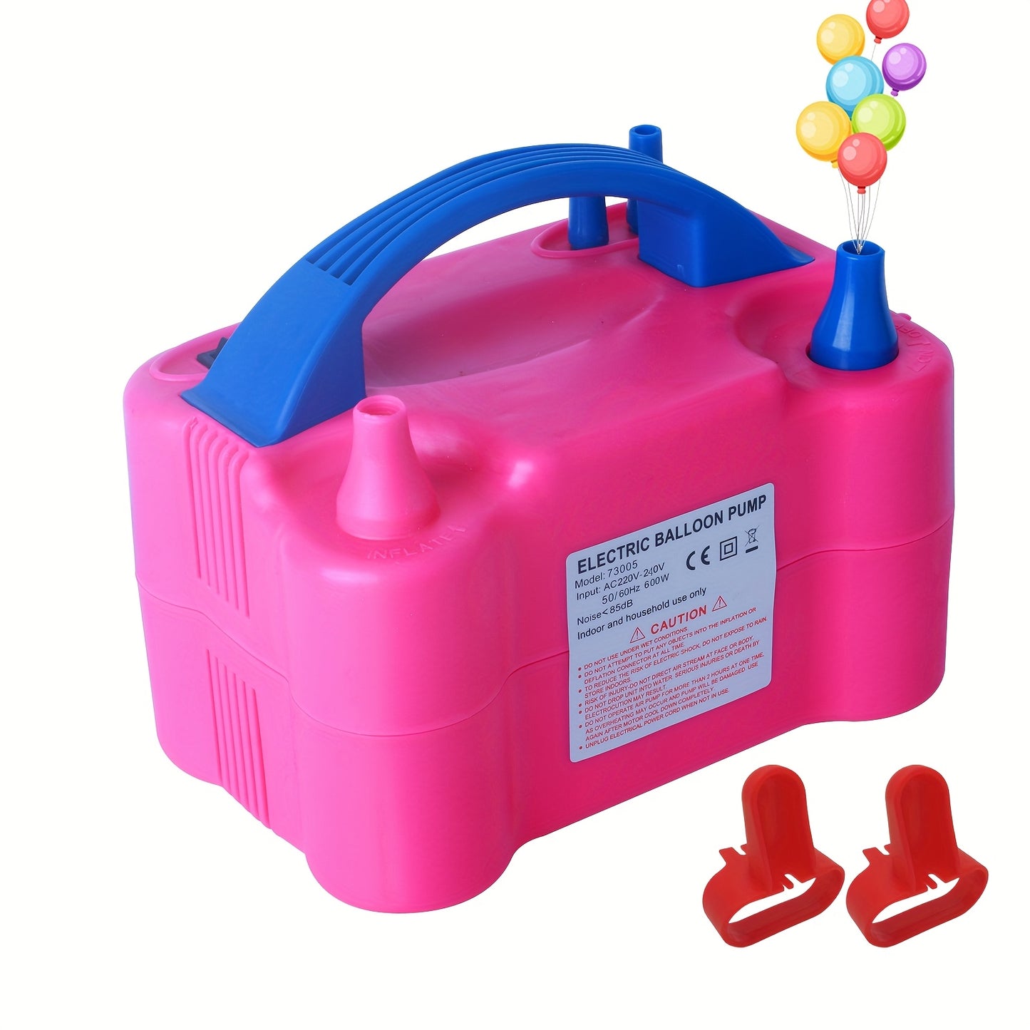 Wholesale fast electric pump for inflating festive holiday balloons at weddings.