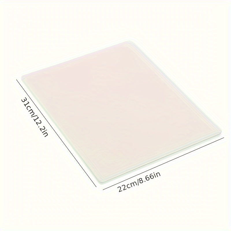 Set of 100 A4 thermal composite film tablets and protective photo documents sheets in color to prevent dust and stains.