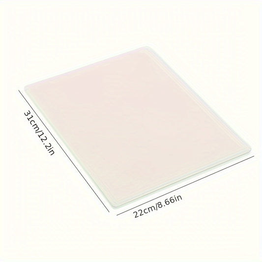 Set of 100 A4 thermal composite film tablets and protective photo documents sheets in color to prevent dust and stains.