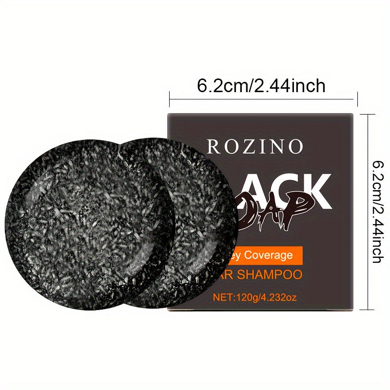 Two sets of black hair soap for naturally nourished, shiny black hair with mulberry essence. Start your journey to luxurious black hair care at home and revitalize your hair color.