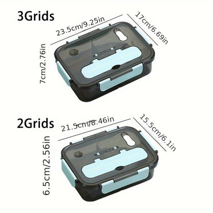 1-слойные бенто-боксы с приборами - Идеально для еды на ходу - Отлично подходит для путешествий, кемпинга, школы или офиса - Безопасно для использования в микроволновой печи, посудомоечной машине и морозильной камере - Прочные пластиковые контейнеры