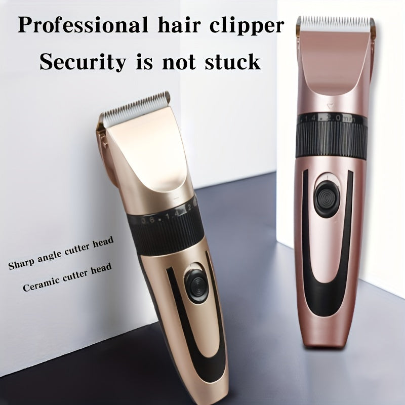 USB rechargeable home electric hair trimmer for professionals.