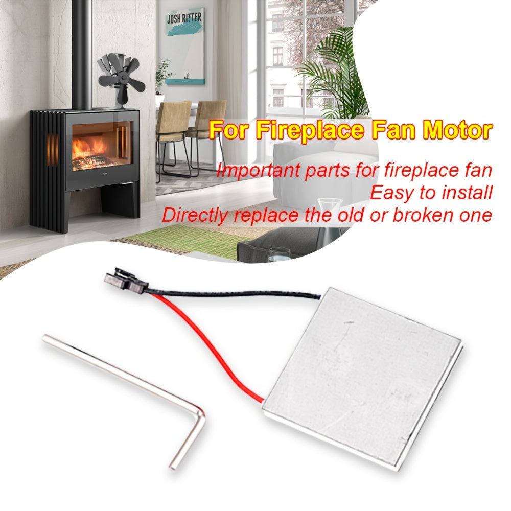 There is a difference in power generation between a 40mm fireplace fan accessories generator electric power fireplace fan motor and a chip stove heater motor.