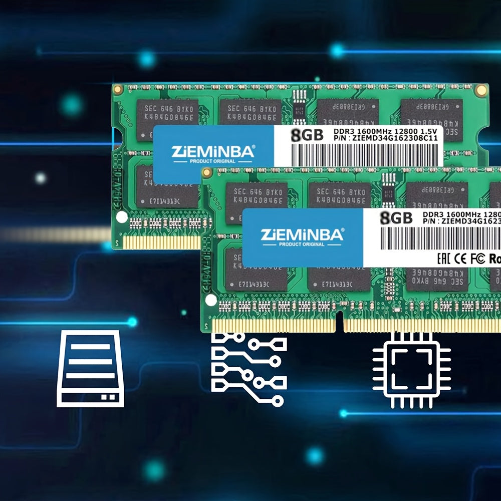 Zeminba DDR3 laptop RAM 8GB 1600MHz SO-DIMM 1.5V