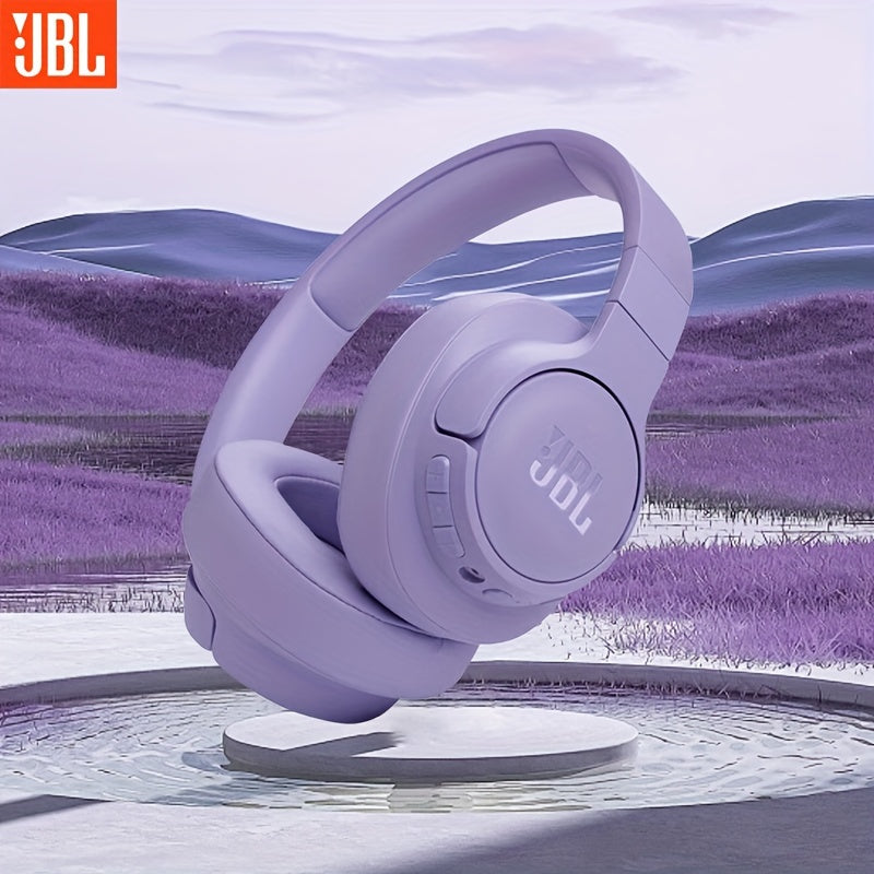 JBL TUNE770NC Wireless Noise Canceling Headphones with built-in microphone for gaming, sports, running, outdoor activities, and studying.