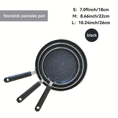 Aluminum Pancake Pan with Non-Stick Coating, 25.91 cm Size, Features Wooden Handle and Dishwasher Safe Design, Compatible with Electric Coils, Ideal for Making Pancakes, Waffles, Cornbread, and Other Dishes