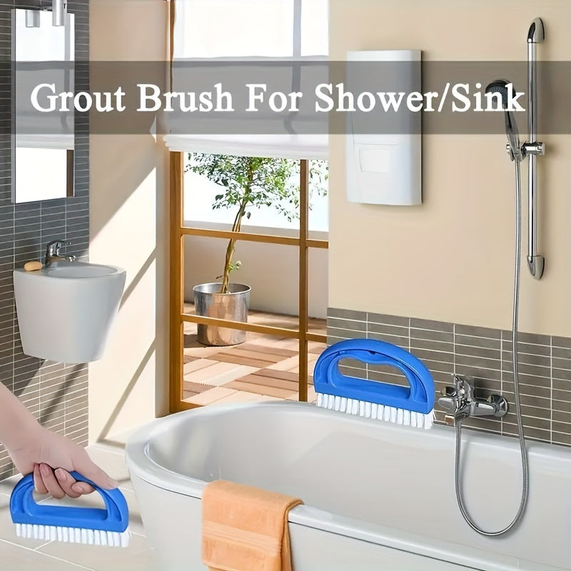 Get your hands on the 1pc ProClean Plastic Grout Brush with Vacuum Attachment. This hard bristle tile cleaning scrubber is perfect for tackling bathroom shower and sliding door tracks. Say goodbye to stubborn grime with this effective cleaning tool.