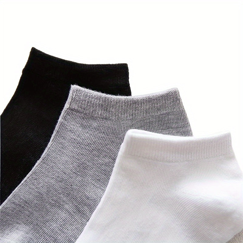 10 pairs of breathable and lightweight unisex ankle socks.