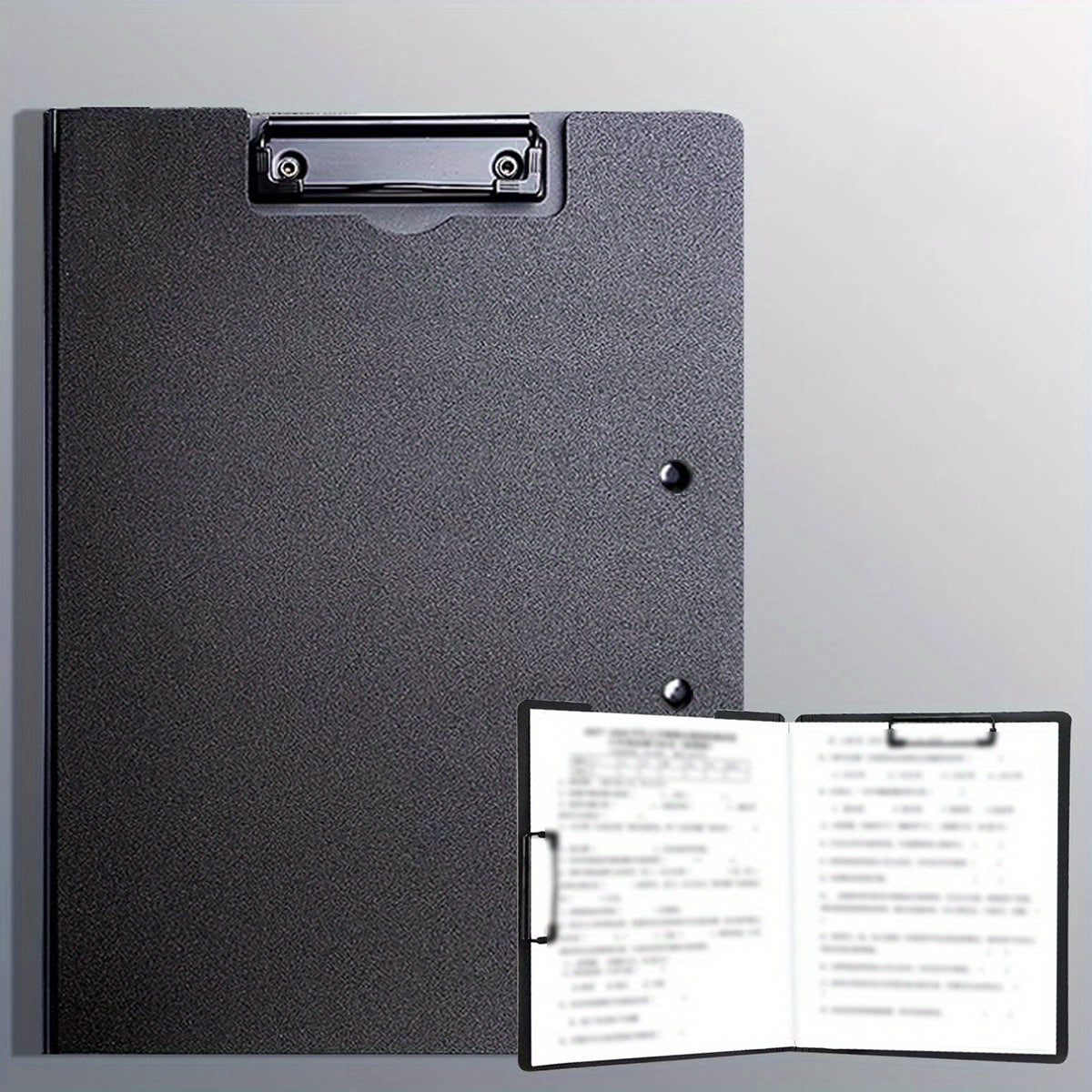 A4 folder with double clip design in multiple plywood color options