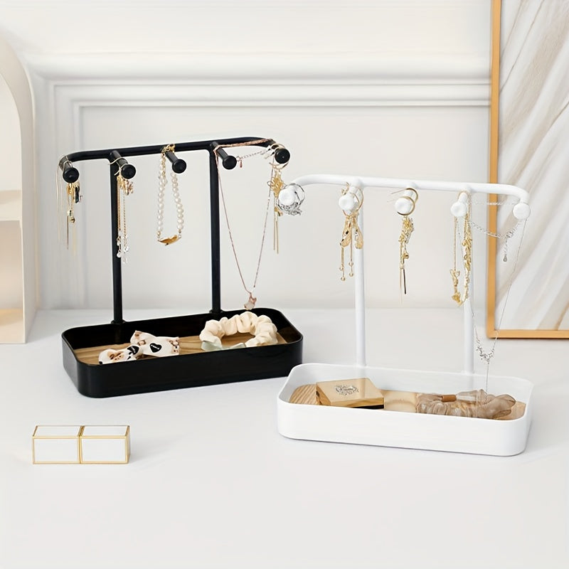 1pc Jewelry Rack for storing necklaces, hair bands, earrings and accessories, perfect for room, kitchen, bathroom, bedroom décor.