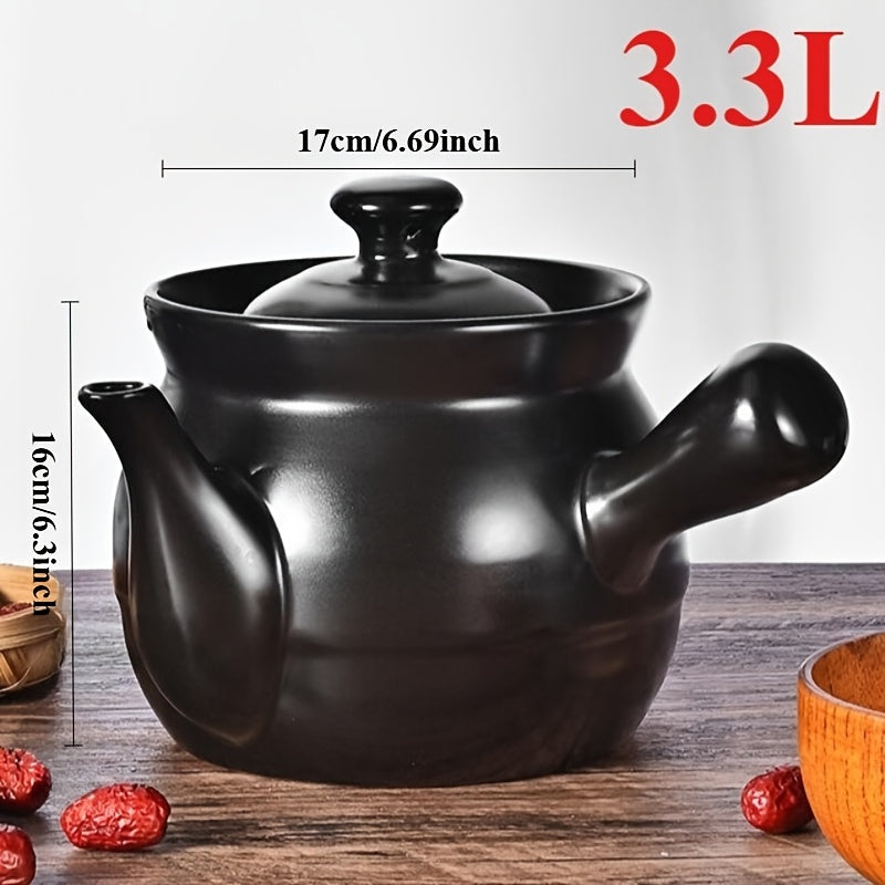 High Temperature Non-Stick Medicine Pot Soup Pot from China - Versatile Stove Top Pot for Soups, Stews, and Rice Cooking - Heat Resistant Ceramic Casserole for Home Use - Perfect Slow Cooker and Porridge Cooker with Dry Burn Protection.