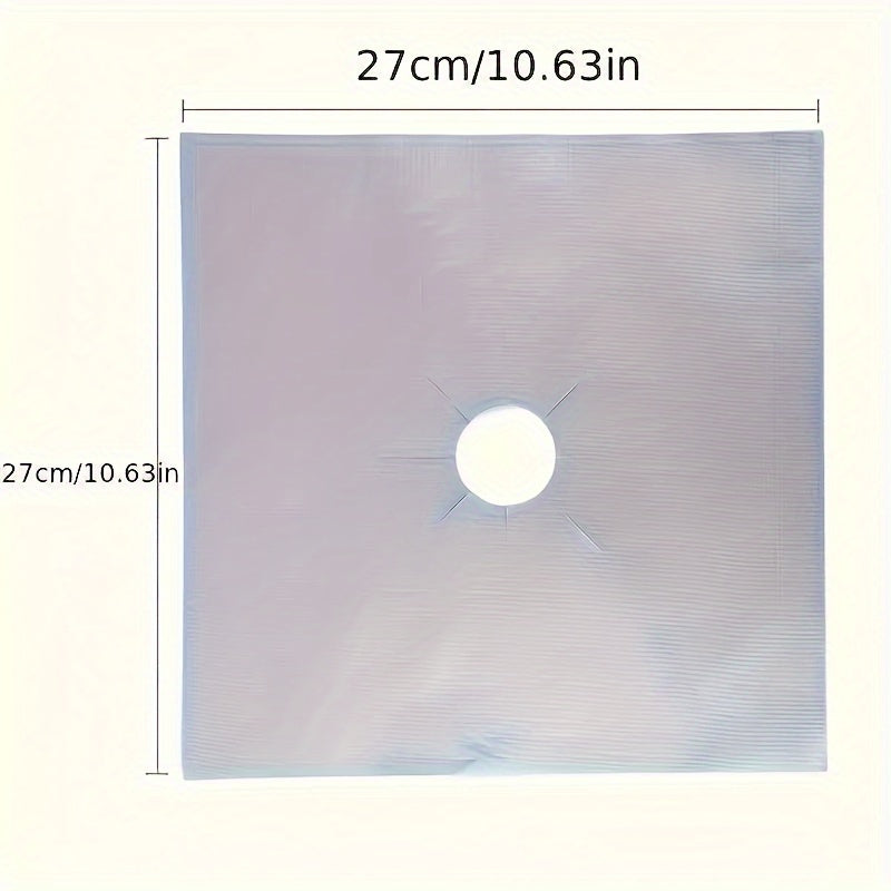 Набор из 4-х сверхтолстых многоразовых защитных экранов для газовой плиты - легко очищаемые подкладки для конфорок вашей кухни