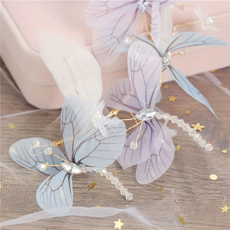 Stylish headband adorned with butterfly design, perfect for parties, cosplay, and adding a touch of elegance to any outfit. Ideal hair accessory for women.