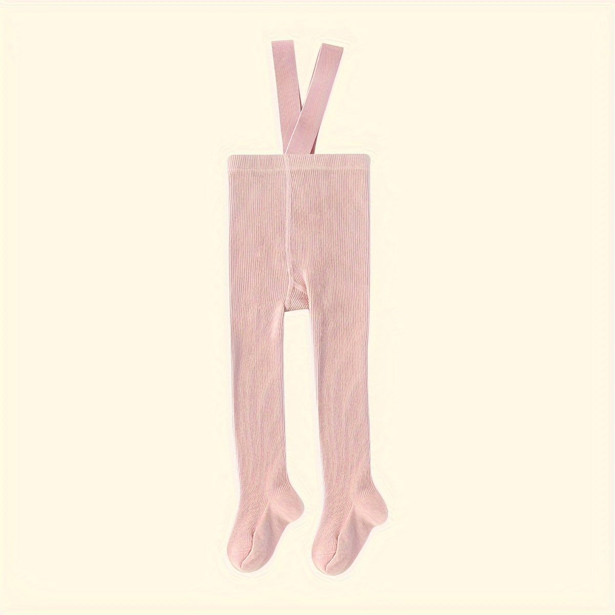 Cute and comfy solid color pantyhose with belt for baby girls, a creative gift for all seasons.