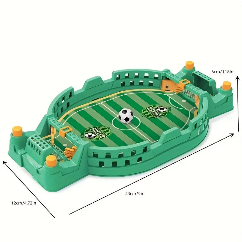 Interactive parent-child puzzle play with this durable plastic 2 Kids Tabletop Football game. Battery-free and uncharged, this educational family game is perfect for ages 3-6 and makes a great gift for Halloween, Christmas, or Thanksgiving.