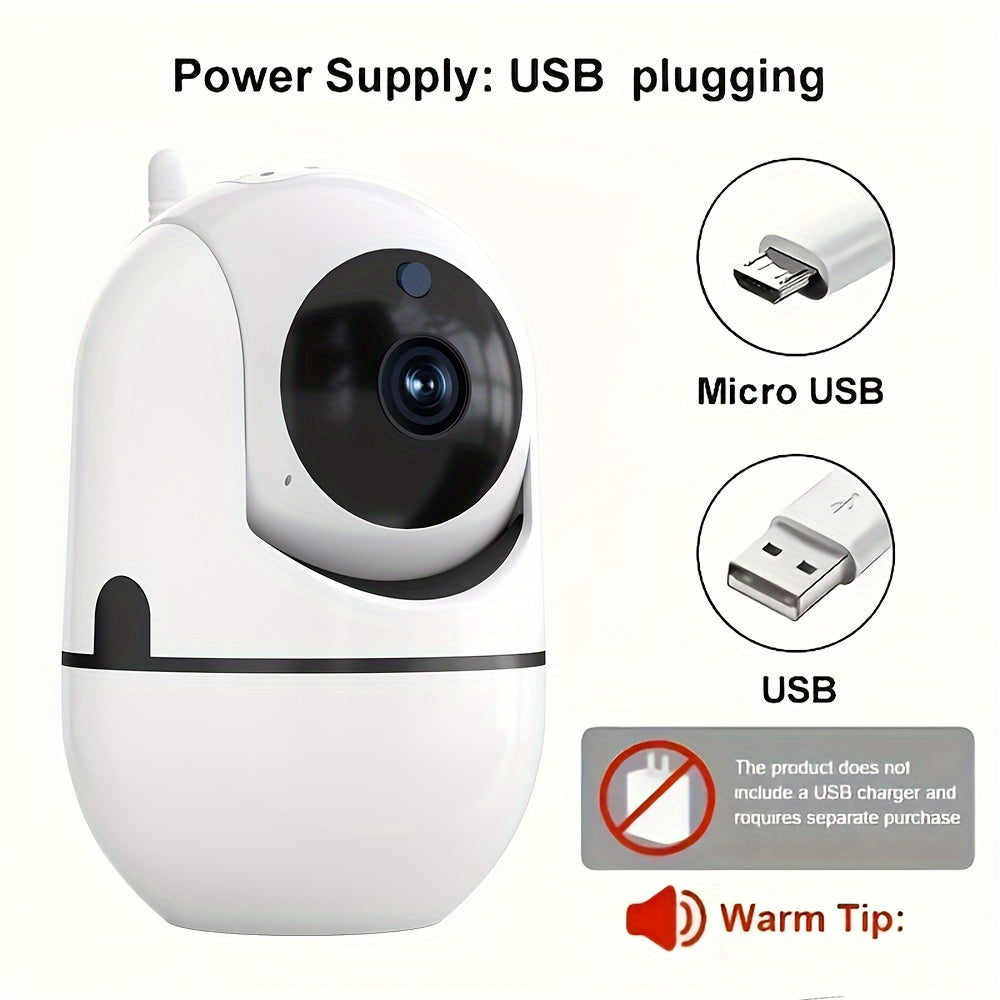 AI Smart Human Tracking Motion Detection, 2.4G Alarm Push, Video Surveillance, Smart Home Security Camera Mini Camera PTZ Camera Two-way Audio Security for Indoor and Outdoor Pet Monitoring. This Camera is a 1pc HD 1080P Wireless Security WIFI Camera