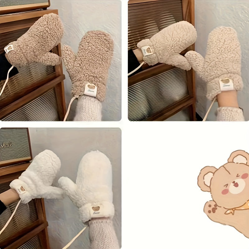 Stay cozy this winter with our adorable Animal Pattern Cashmere Mittens. Made from 100% cashmere, these gloves are not only warm and elastic but also hand washable for easy maintenance. Featuring a cute animal design, these plush mittens come in 3 colors