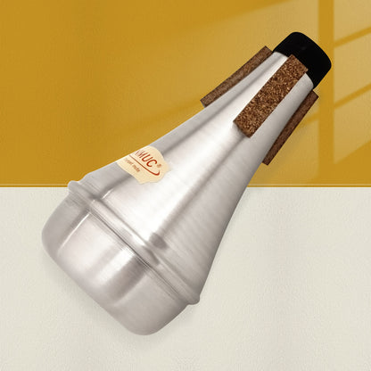 Lightweight trumpet straight mute with cork for jazz, classic, beginners