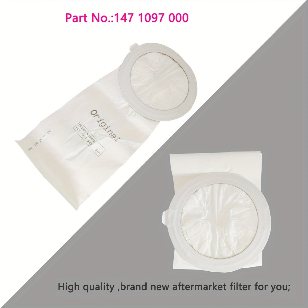 Compatible with Nilfisk GD10/Adgility 10XP/CAV2.2, this vacuum cleaner dust bag is made from a mixture of paper and cloth materials. It boasts high efficiency filtration and a durable design.