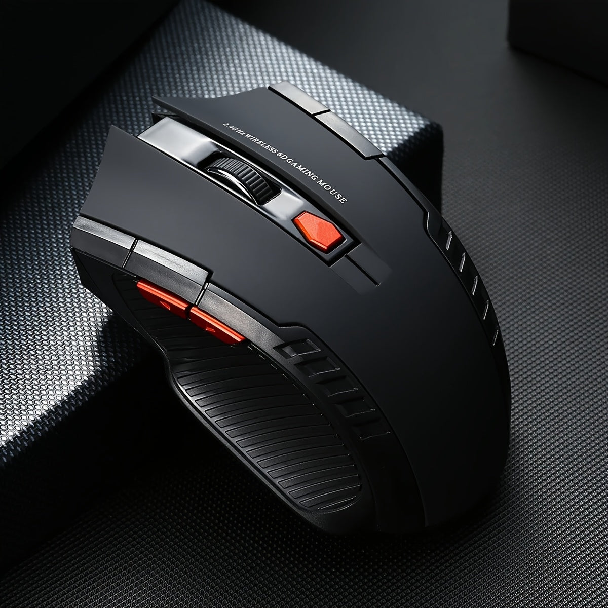 BalanceFit Wireless Gaming Mouse with 2.4GHz USB Nano Receiver, battery-powered, compatible with PC, Mac, Laptop, Chromebook. No charging function. Voltage ≤36V.