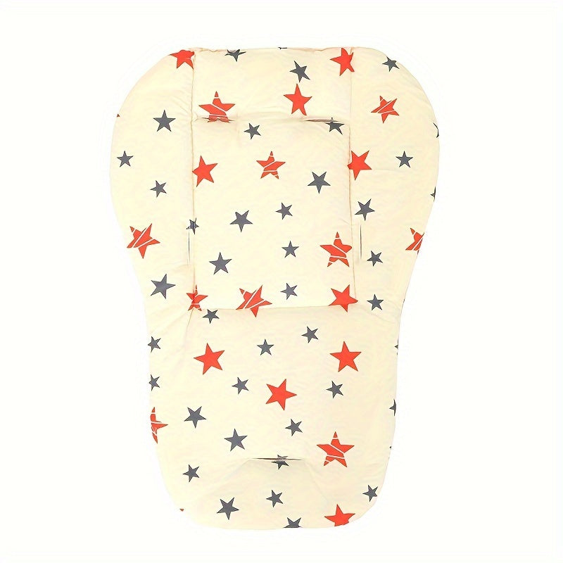 Cartoon Stroller Seat Cushion made with soft cotton pad for added comfort and support for your little one on the go.