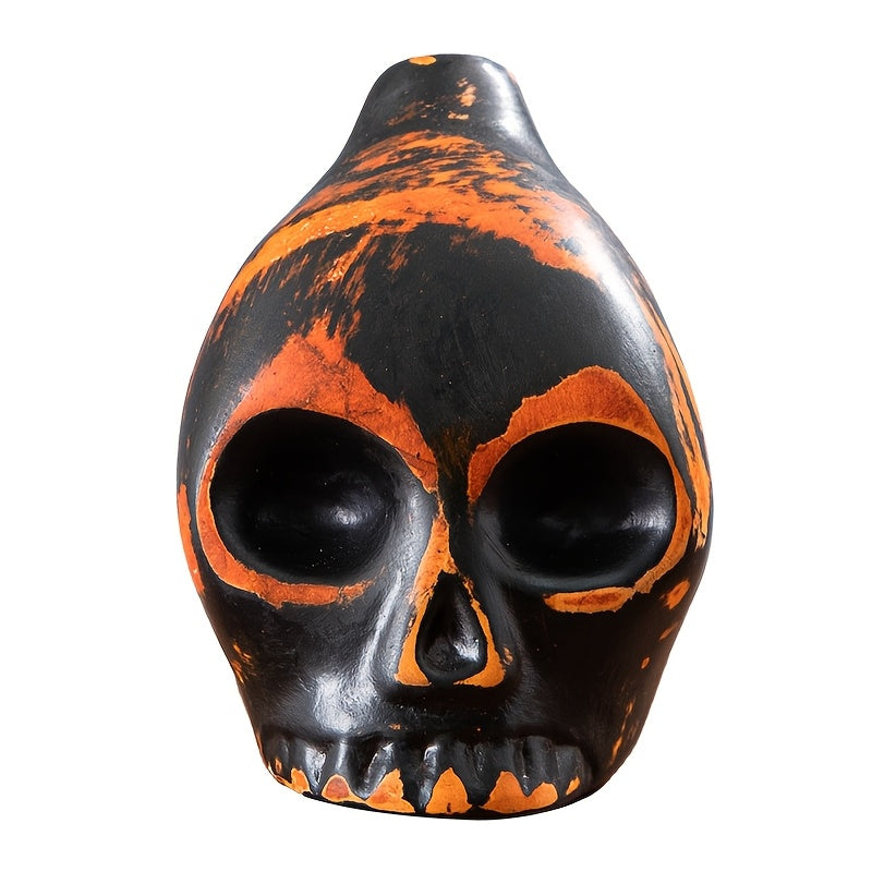 Aztec Death Whistle: Handcrafted Ceramic Skull Instrument Replica, Perfect Gift for History Enthusiasts and Collectors, Battery-Free.