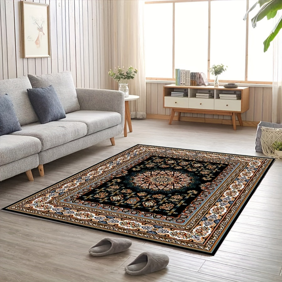 The best choice for home and hotel, this new design retro Persian pattern crystal velvet material comes in sizes 40*60cm and 50*80cm.