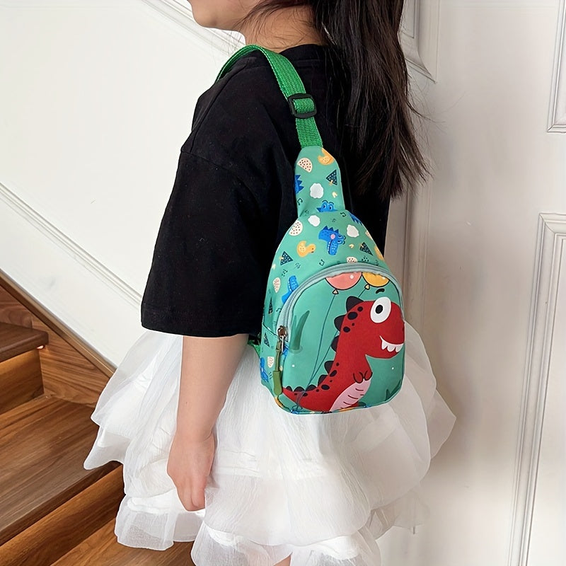 Kids' chest bag with pattern, shoulder crossbody and waist bag