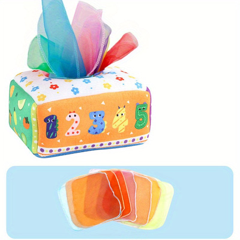 Introducing Baby's Magic Tissue Box: An Innovative Educational Toy for Sensory Exploration and fine motor skill development - Ideal for Children's Play and Learning! The Perfect Gift for Christmas and Halloween!