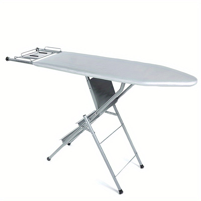 Universal silver-coated ironing board cover with 4mm thick heat-reflective pad designed for efficient heat distribution. Available in 2 sizes, this non-electric ironing accessory ensures smooth ironing experience.