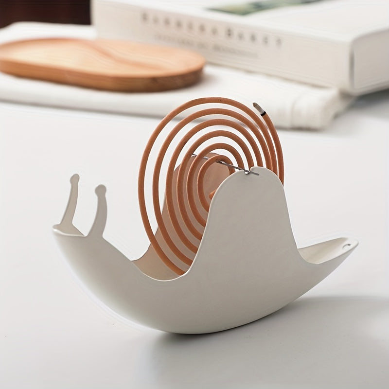 1pc Snail Shape Incense Holder for Creative and Cute Home Decoration, Iron Fireproof Round Sandalwood Incense Burner. Perfect for St. Patrick's Day and Easter Decor, Aesthetic Room and Spring Home Décor.