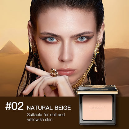 ZEESEA Pressed Powder: Long-lasting oil control with brightening effects for all skin tones.