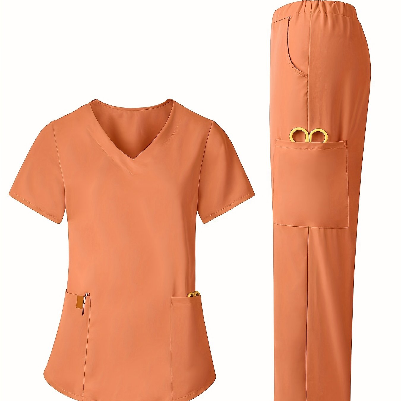 Unisex Medical Surgical Gown Set for Healthcare Professionals, Including Top and Pants