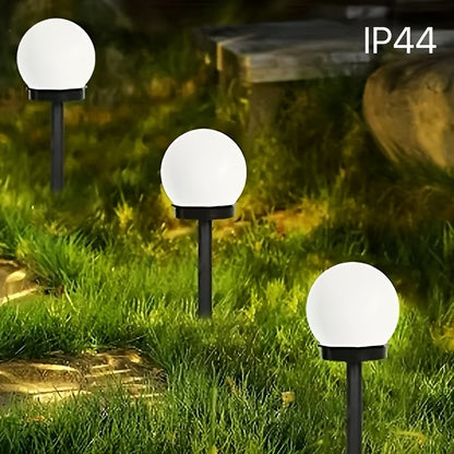 Solar-powered LED garden lights for outdoor landscapes - Durable plastic, automatic on/off, modern design for pathways, yards, decks, lawns, and patios.