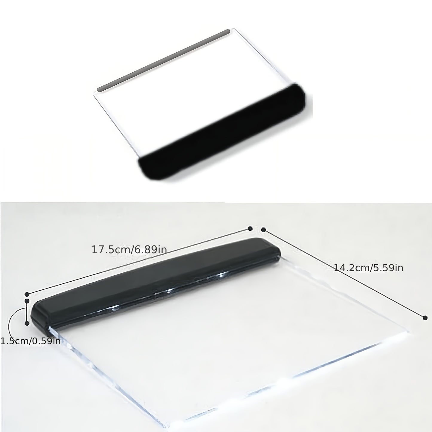 Portable LED Book Light with Eye-Care Technology - Battery-Powered, Flat Panel Bookmark Lamp for Travel & Night Readers, Great for Bed, Car, or Study.