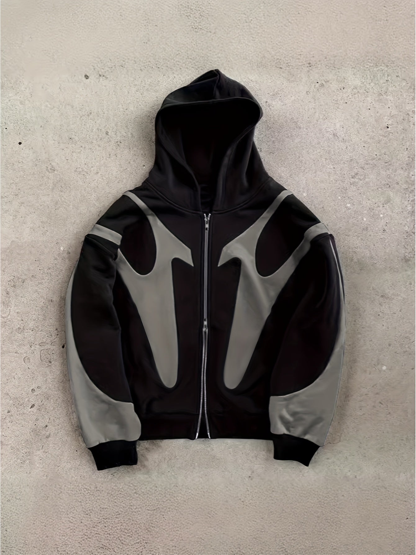 Y2K inspired embroidered hoodie for work and leisure in autumn and winter, with a thin velvet lining.