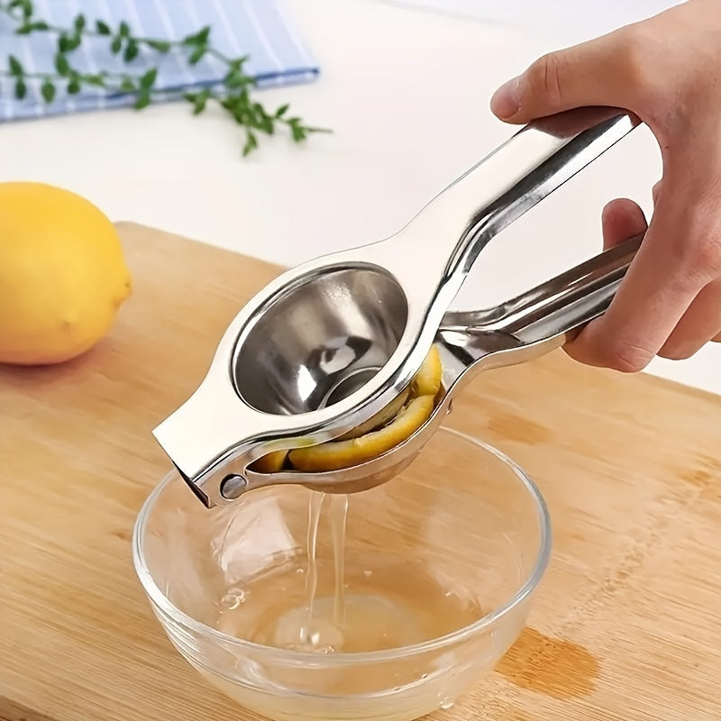 Citrus Juicer - Get creative with this multifunctional lemon and orange juicer! Made of stainless steel, this manual fruit squeezer is perfect for squeezing citrus fruits in the kitchen. Perfect for any kitchen enthusiast, this citrus squeezer is a