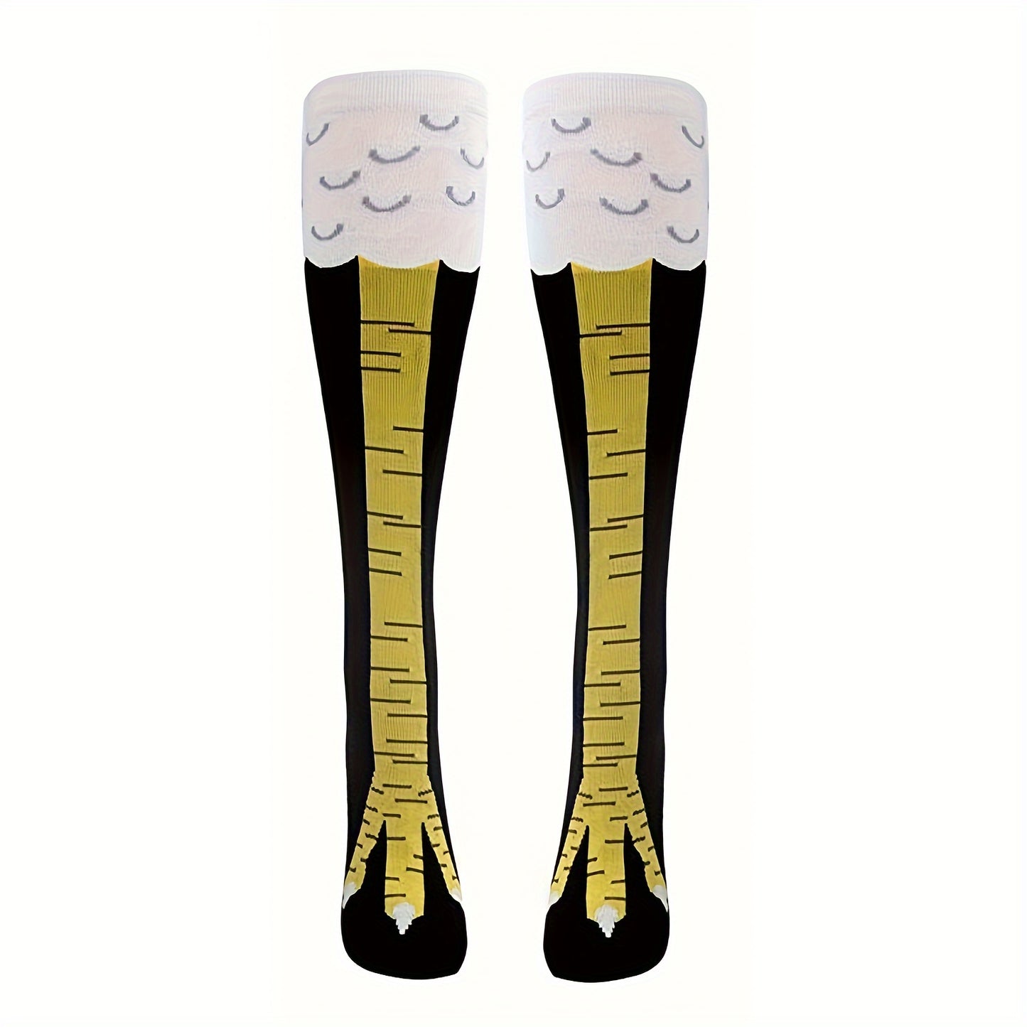 1 or 2 pairs of funny chicken claw socks for men and women to wear in summer or at the gym.